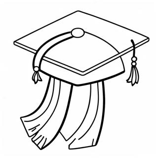 Förskoleexamen Hatt och Kappa Målarbild | Förskoleexamen målarbild