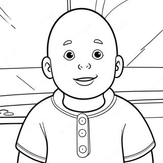 Caillou Målarbild | Caillou målarbild