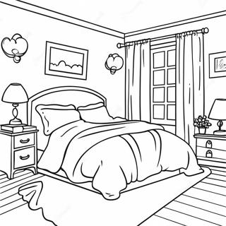 Mysigt Sovrum Målarbild | Sovrum målarbild