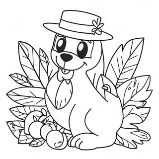 Bluey Tacksägelse Målarbild | Bluey Tacksägelse målarbild