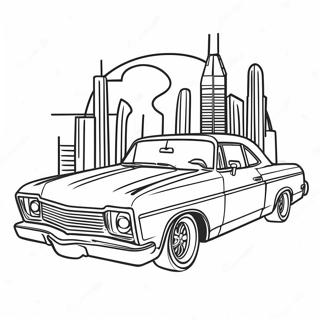 Lowrider Målarbilder