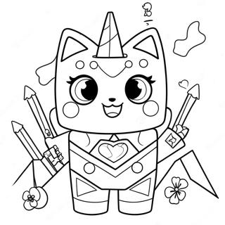 Unikitty Målarbild | Unikitty målarbild