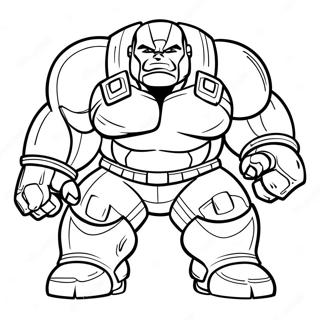 Hulk Buster Målarbild | Hulk Buster målarbild