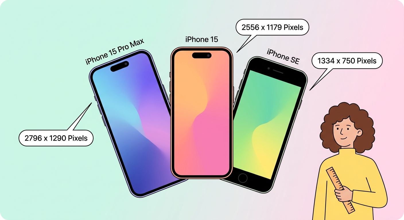 Guide för iPhone-bakgrundsstorlekar — Varje modell