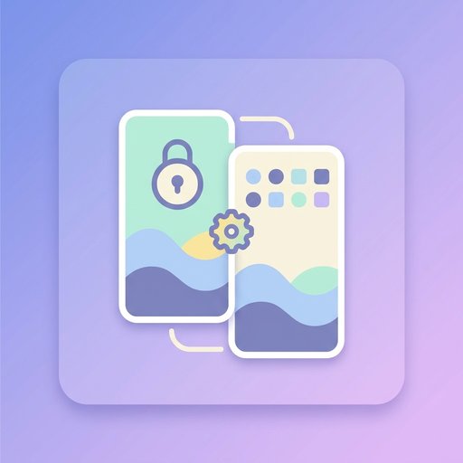 Låsskärm + startskärmspar – Matchande Wallpapers byggda tillsammans | wallpaper image tool preview